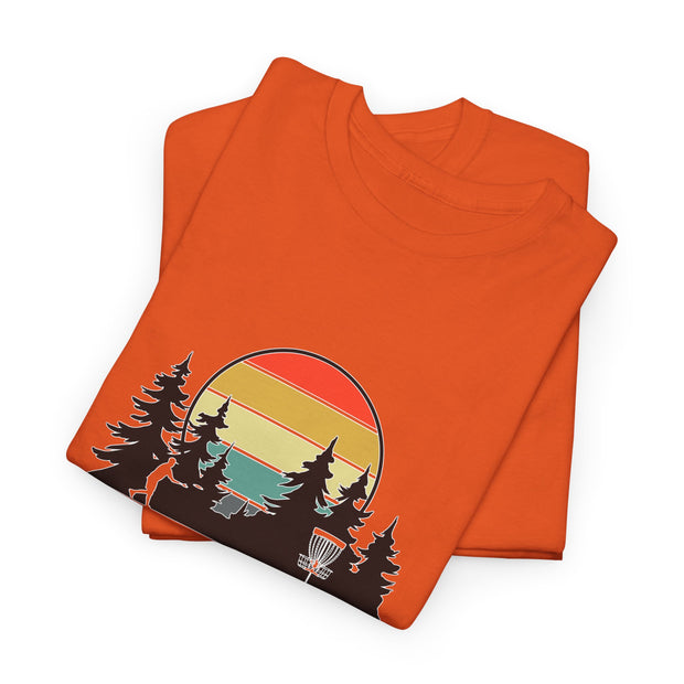 Retro Disc Golf Unisex Heavy Cotton Tee