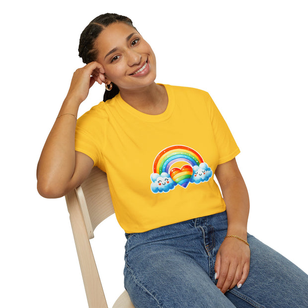 Rainbow Love Unisex Softstyle T-Shirt