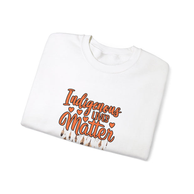 Indigenous Lives Matter Unisex Heavy Blend™ Crewneck Sweatshirt