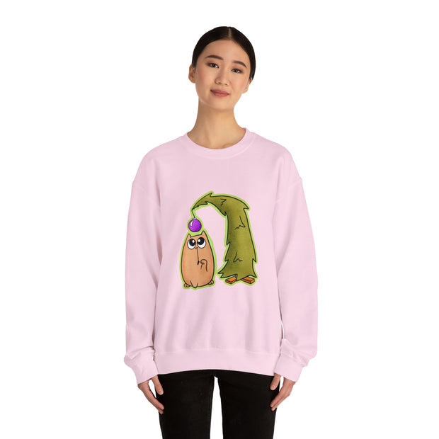 Christmas cat Unisex Heavy Blend™ Crewneck Sweatshirt