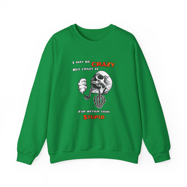 Crazy Skull Unisex Heavy Blend™ Crewneck Sweatshirt