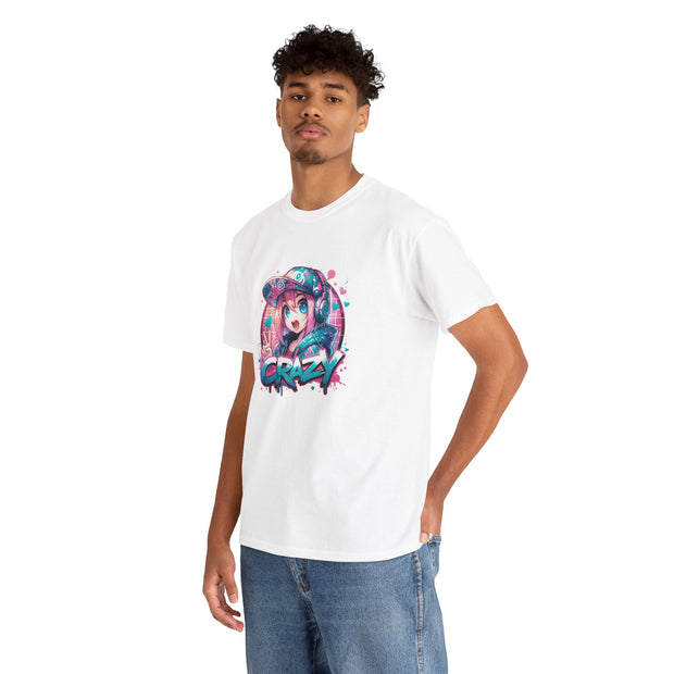Graffiti Anime Girls Unisex Heavy Cotton Tee