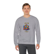 Rubik Cube Unisex Heavy Blend™ Crewneck Sweatshirt