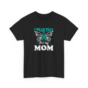 I Wear Teal Unisex Heavy Cotton Tee
