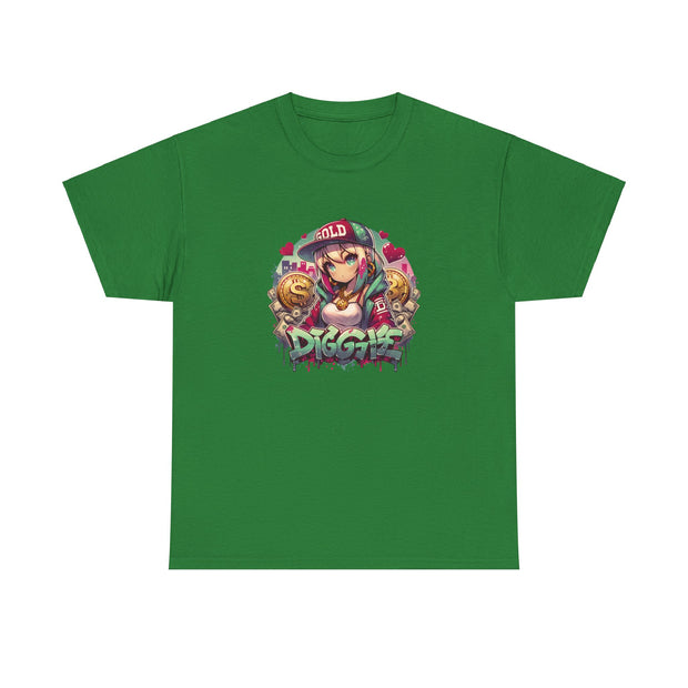 Graffiti Anime Girls Unisex Heavy Cotton Tee