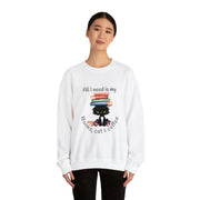 Books, Cat & Coffee Unisex Heavy Blend™ Crewneck Sweatshirt