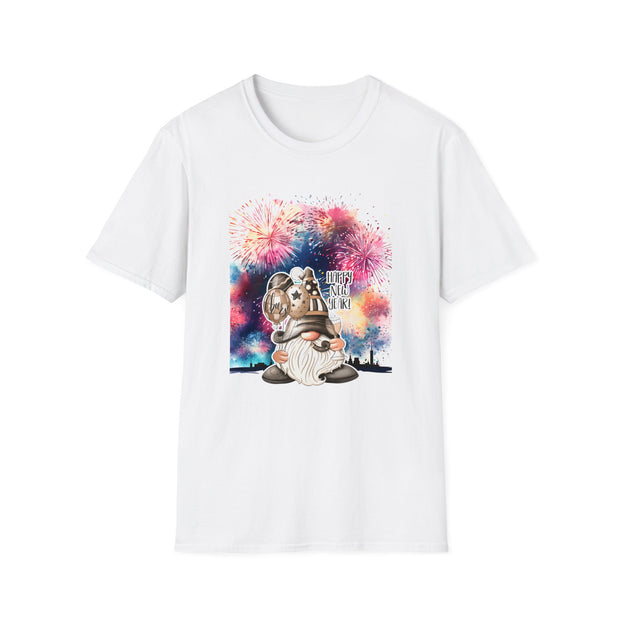 Gnome New Year Unisex Softstyle T-Shirt