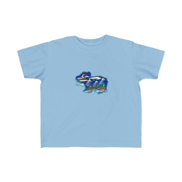 Nighttime bear Toddler's Fine Jersey Tee