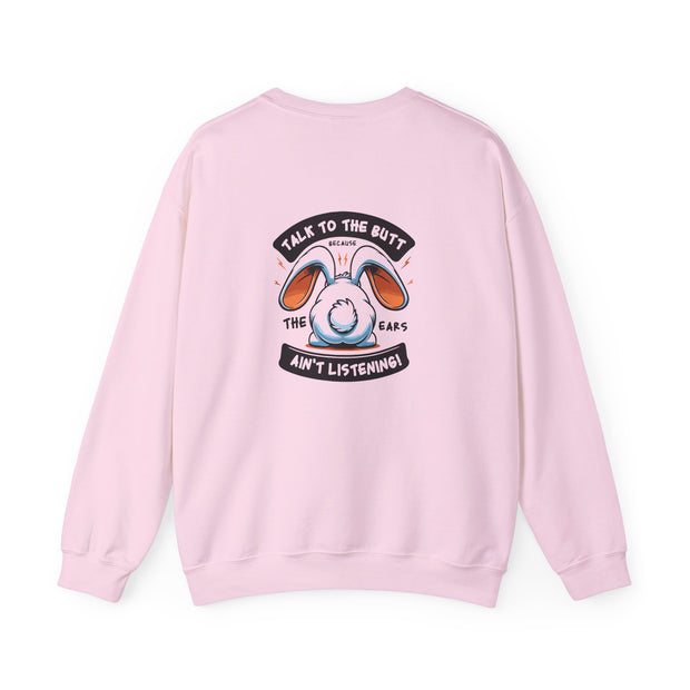 Talk to the Butt Unisex Heavy Blend™ Crewneck Sweatshirt