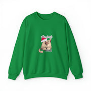 Christmas cat Unisex Heavy Blend™ Crewneck Sweatshirt