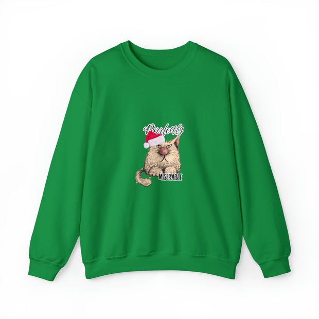 Christmas cat Unisex Heavy Blend™ Crewneck Sweatshirt