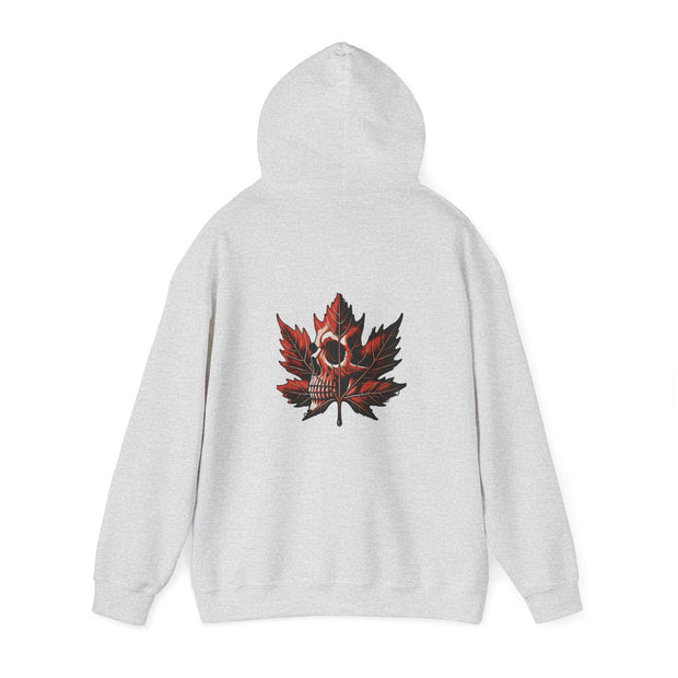 Maple Leaf Skull Unisex Heavy Blend™ Hooded Sweatshirt