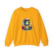 Graffiti Anime Girls Unisex Heavy Blend™ Crewneck Sweatshirt