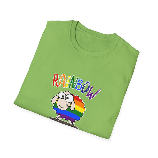 Rainbow Sheep Unisex Softstyle T-Shirt