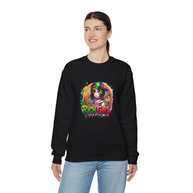 Graffiti Anime Girls Unisex Heavy Blend™ Crewneck Sweatshirt