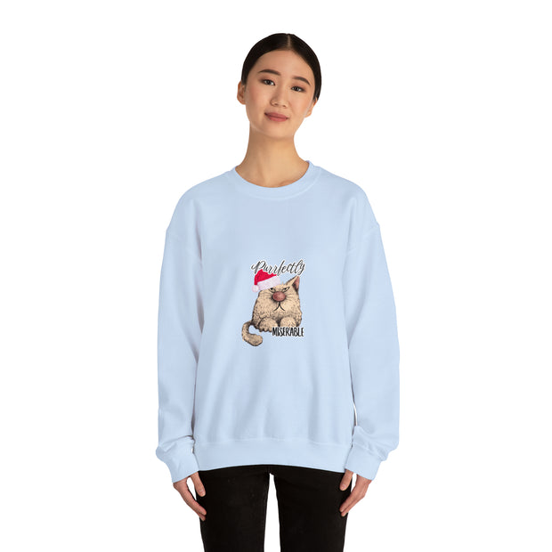 Christmas cat Unisex Heavy Blend™ Crewneck Sweatshirt