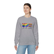 Peace Love Equality Unisex Heavy Blend™ Crewneck Sweatshirt