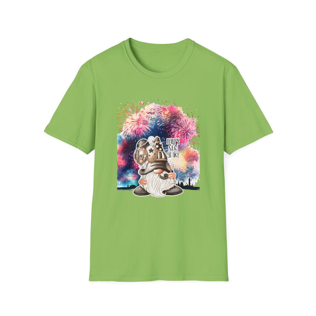 Gnome New Year Unisex Softstyle T-Shirt