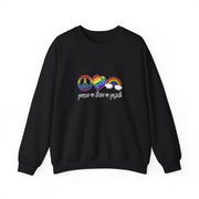 Peace Love Pride Unisex Heavy Blend™ Crewneck Sweatshirt