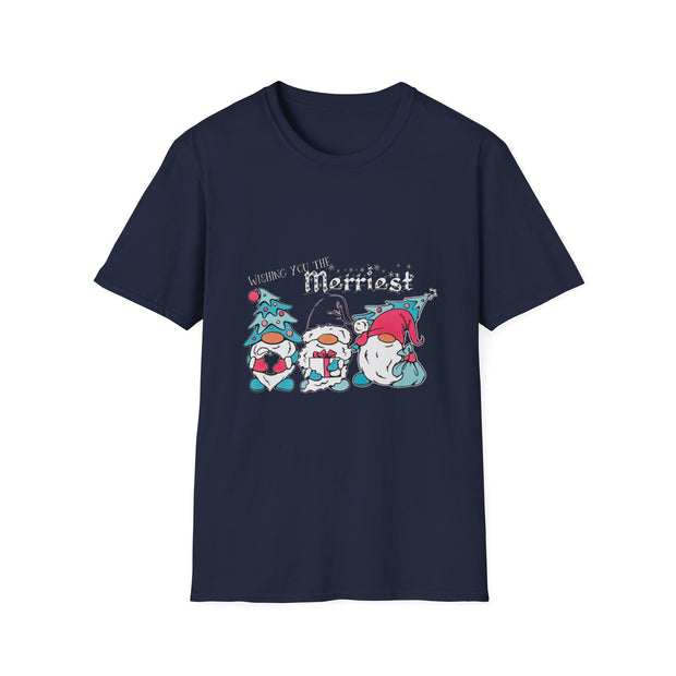 Gnome Christmas Unisex Softstyle T-Shirt