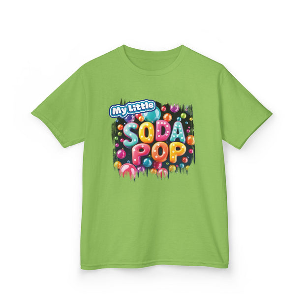 Kids Soda Pop Tee, Fun T-Shirt, Cute Apparel for Kids, Gift for Birthdays, Playdate Outfit, Colorful Kidswear