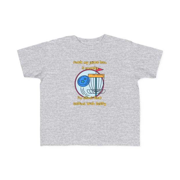Disc Golf with Daddy Toddler's Fine Jersey Tee