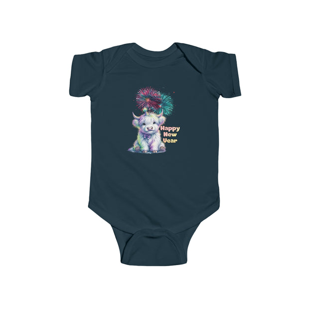 New Year Infant Fine Jersey Bodysuit