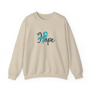 Ovarian Cancer Hope Unisex Heavy Blend™ Crewneck Sweatshirt