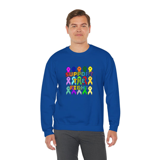 Support the Fight Unisex Heavy Blend™ Crewneck Sweatshirt