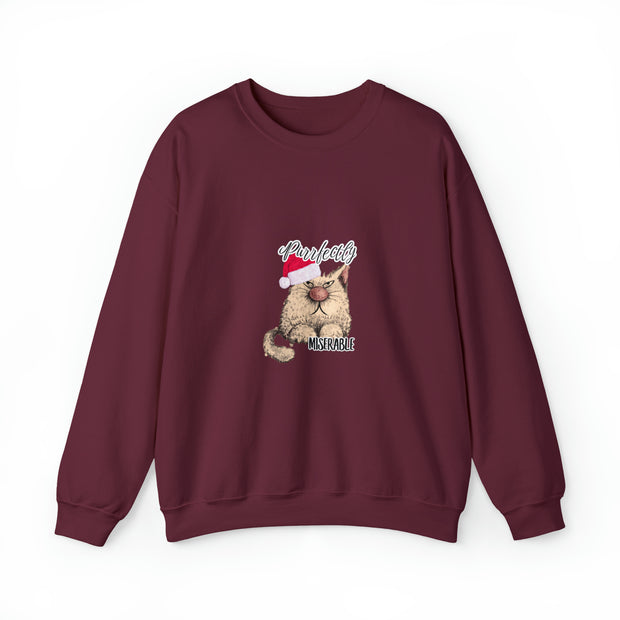 Christmas cat Unisex Heavy Blend™ Crewneck Sweatshirt