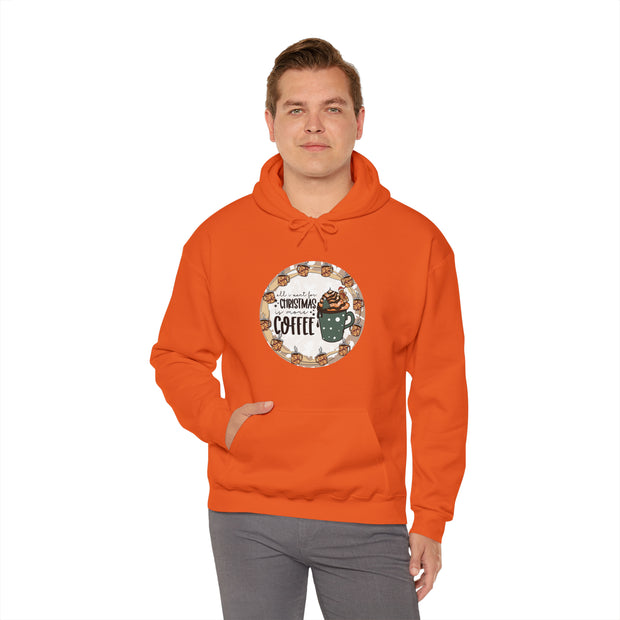Christmas Coffee Unisex Heavy Blend™ Hooded Sweatshirt