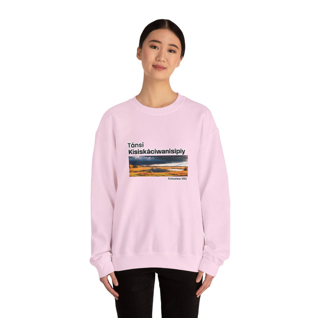 Tánsi Cree Saskatchewan Unisex Heavy Blend™ Crewneck Sweatshirt