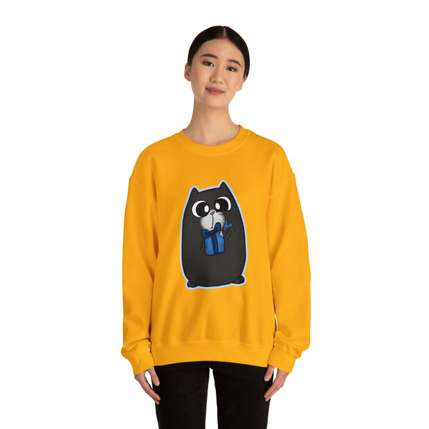 Christmas cat Unisex Heavy Blend™ Crewneck Sweatshirt