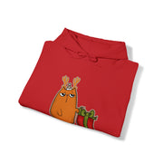 Christmas cat Unisex Heavy Blend™ Hooded Sweatshirt