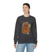 Christmas cat Unisex Heavy Blend™ Crewneck Sweatshirt