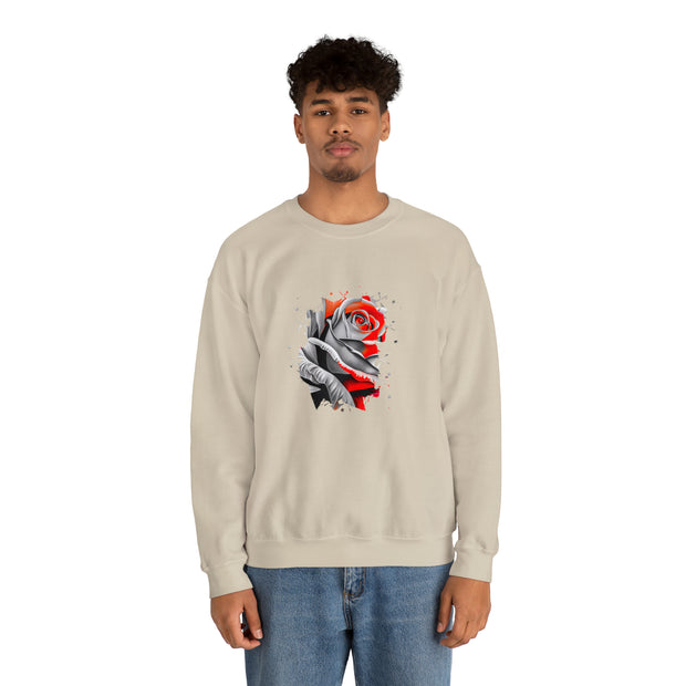 Rose Unisex Heavy Blend™ Crewneck Sweatshirt