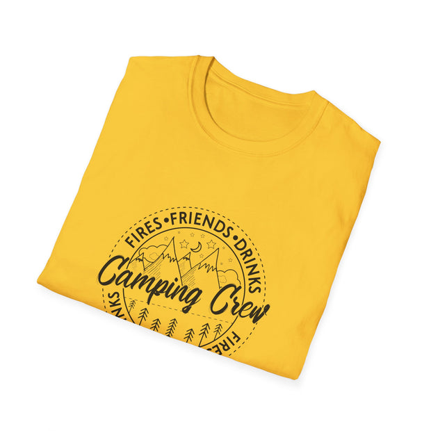 Camping Crew Unisex Softstyle T-Shirt