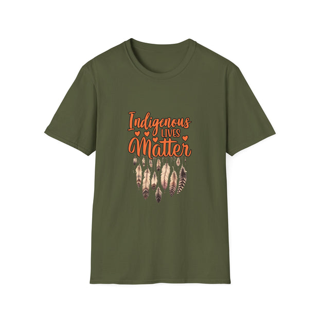Indigenous Lives Matter Unisex Softstyle T-Shirt