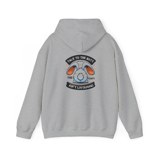 Talk to the Butt Unisex Heavy Blend™ Hooded Sweatshirt