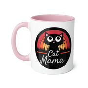 Cat Mama Accent Mugs, 11oz