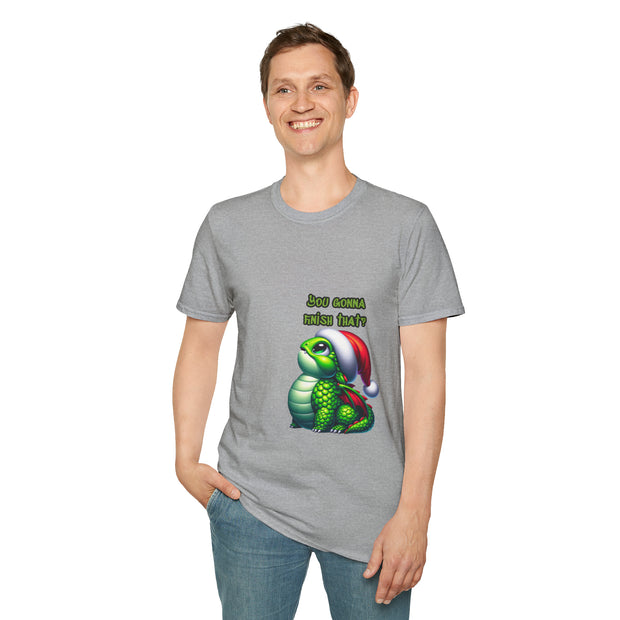 Christmas Dragon Unisex Softstyle T-Shirt