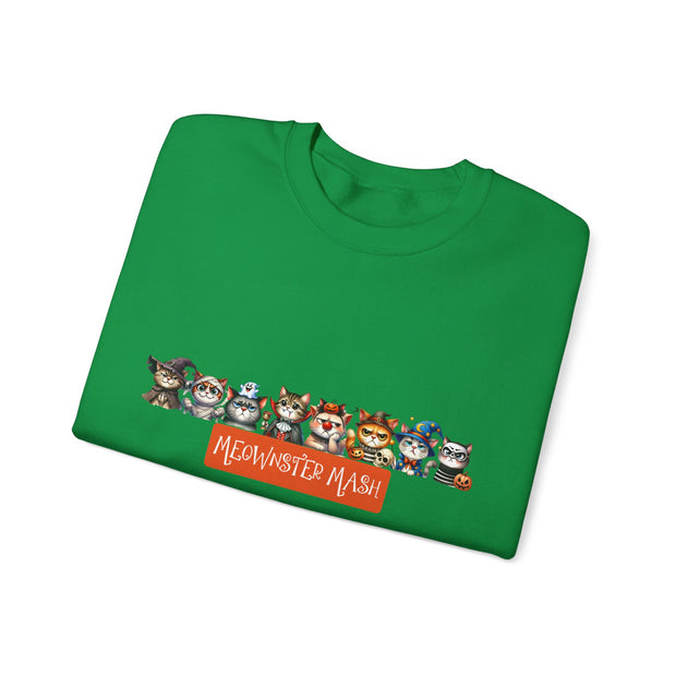 Meownster Mash Unisex Heavy Blend™ Crewneck Sweatshirt