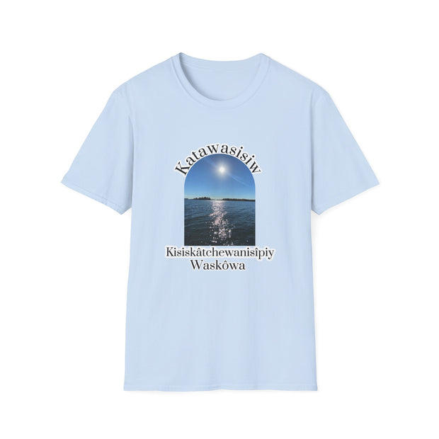 Cree Saskatchewan Skies Unisex Softstyle T-Shirt