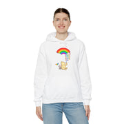 Winnie the Pooh Raining Pride Unisex Heavy Blend™ Hooded Sweatshirt