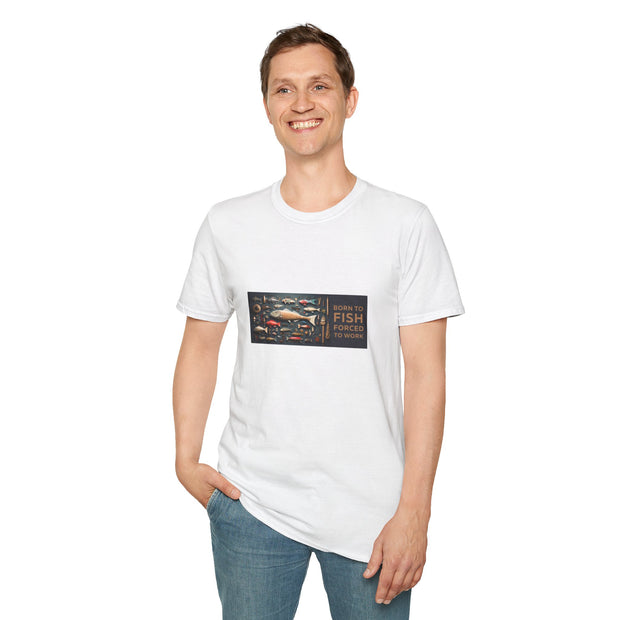 Born to Fish Unisex Softstyle T-Shirt