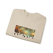 Golden Musical Notes Unisex Heavy Blend™ Crewneck Sweatshirt