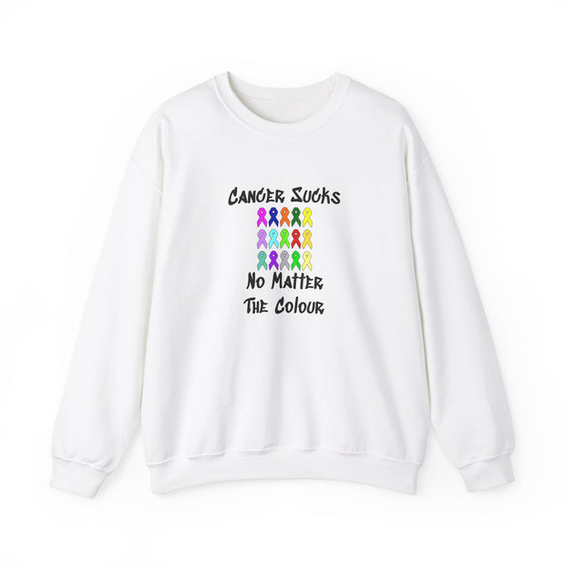 Cancer Sucks Unisex Heavy Blend™ Crewneck Sweatshirt