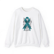 In this Family Support Unisex Heavy Blend™ Crewneck Sweatshirt