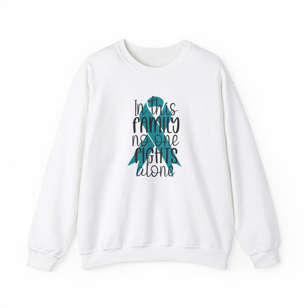 In this Family Support Unisex Heavy Blend™ Crewneck Sweatshirt
