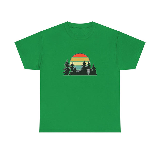 Retro Disc Golf Unisex Heavy Cotton Tee